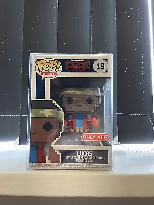 Buy Funko Pop! Stranger Things 8bit Lucas (19) With Exclusive Sticker And Protector! • 14.99£
