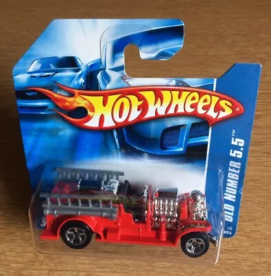 Buy Hot Wheels, Old Number 5.5 Fire Truck, Mint, Never Out Of Pack. Great Model. • 14£