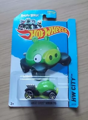 Buy HOT WHEELS - Angry Birds Minion Pig - HW CITY 2014  81/250 Tooned 1 - New • 10£