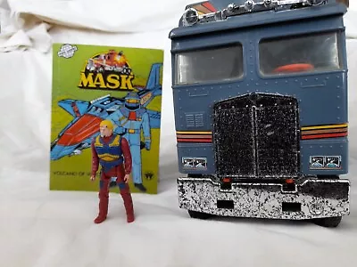 Buy MASK Bulldog / Bulldoze Truck  Matt Trakker Figure And Comic Book Vintage Kenner • 35£