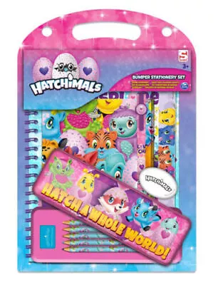 Buy Hatchimals Stationary Bumper School Kids Gift Set Girls Fun Pencil Case Xmas New • 2.99£