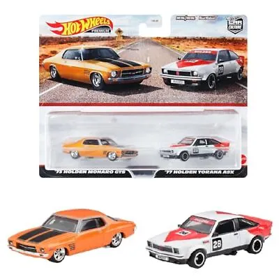 Buy Hot Wheels Premium 2 Pack '73 Holden Monaro GTS / '77 Torana A9X HKF50 Mini Car • 58.02£