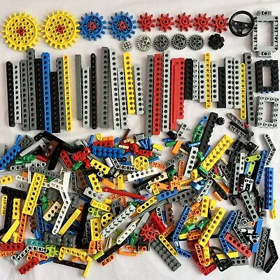 Buy LEGO TECHNIC 500g Bundle Bricks Beams Plates Pins Parts & Some Vintage Gears • 10£