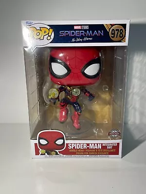 Buy Funko Pop! Marvel Spider-Man No Way Home Integrated Suit 10  Inch #978 • 56.99£