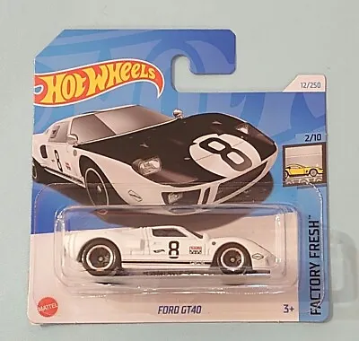 Buy Hot Wheels. Ford GT40. New Collectable Toy Model Car. Factory Fresh Series. • 4£