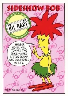 Buy Sideshow Bob S9 | The Simpsons 1993 Skybox Series 1 | Trading Card • 2.28£