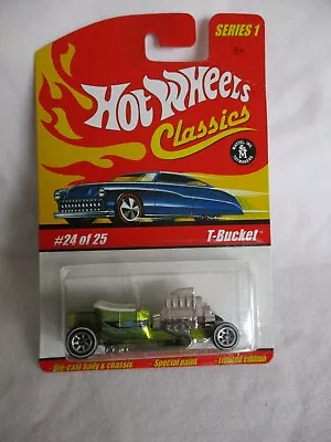 Buy Hot Wheels 2005 Classics Series 1, T-Bucket Yellow Chrome Sealed In Card • 4.99£