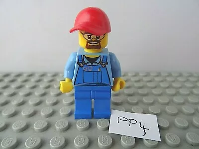 Buy  Minifig Blue Legs & Torso Trouser Design With Red Cap (pp4) Hardly Used • 1.99£