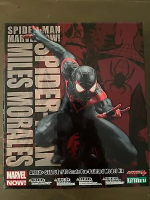 Buy Spider Man Miles Moral Pvc Statue Art Fx Kotobukiya Marvel Now • 71.94£