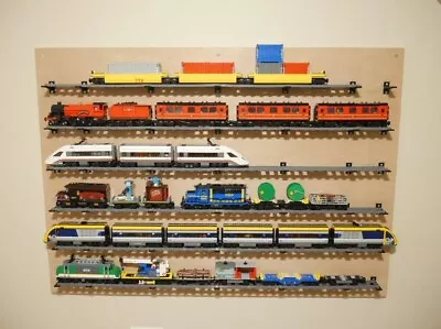 Buy 10 Wall Mount Brackets For Lego Train Track • 15£