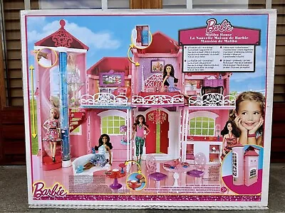 Buy 2013 Barbie Malibu House Malibu Mansion Dreamhouse Mansion Ref BJP34 Sealed • 509.31£