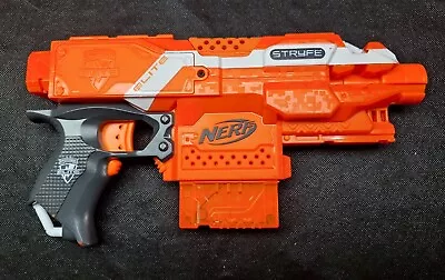 Buy Nerf N-strike Elite Stryfe Blaster Orange With 6 Round Magazine Tested & Working • 14£
