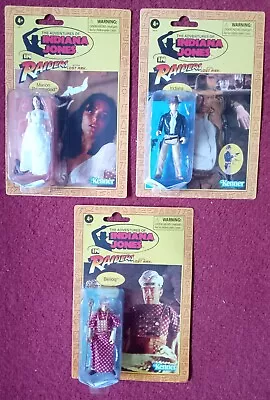 Buy Raiders Of The Lost Ark Indiana Jones Marion Ravenwood Belloqaction Figures • 60£