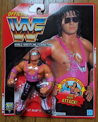 Buy WWE WWF Hasbro Bret  Hitman Hart Red Card Wrestling Figure • 377.35£