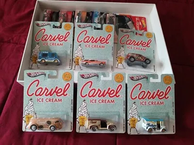 Buy 2011 Hot Wheels Pop Culture Carvel Ice Cream Complete Set 6/6 Car Diecast 1:64 • 197.26£