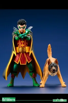 Buy Artfx+ Dc Universe Robin & Bat-hound Statue • 65.99£