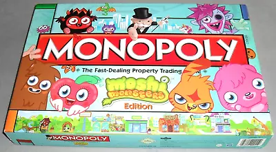 Buy Moshi Monsters Monopoly Fun Family Classic Board Game Hasbro 2012 COMPLETE • 12.99£