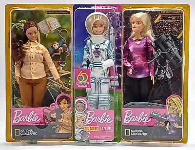 Buy Lot Of 3x Mattel 2018 NrfB You Can Be Anything Barbie Doll / GDM47 GDM48 GFX24 • 35.07£