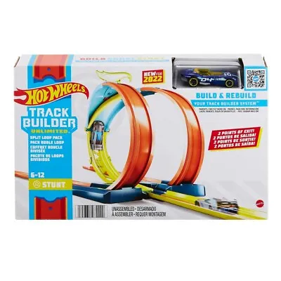 Buy Hot Wheels Track Builder Unlimited Split Loop Pack - HDX77_6577 • 17.99£