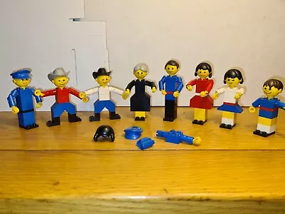 Buy Vintage Lego MAXIFIGURES - Family Set No. 200 - 198 Cowboys 1970's • 9.99£