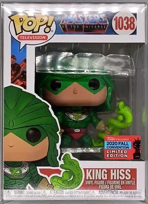 Buy Funko POP #1038 King Hiss Masters Of The Universe 2020 Con With POP Protector • 13.49£