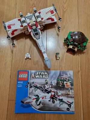 Buy 🌟EXCELLENT CONDITION🌟 Lego Star Wars 4502 X-Wing Fighter Set 🌟NO LUKE FIG🌟 • 99.95£