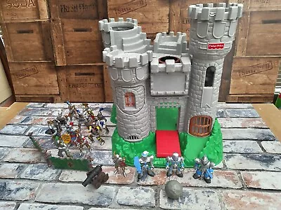 Buy Fisher Price Vintage Castle Playset With Knights And Boulder • 59.95£