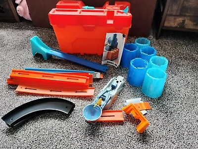 Buy Hot Wheels Toys Playset Track Builders Barrell Box Cars Launcher Discontinued  • 25£