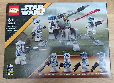 Buy Lego 75345 Lego Star Wars 501st Clone Troopers Battle Pack Brand New • 15£