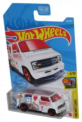 Buy Hot Wheels HW Art Cars 4/10 (2020) White Custom '77 Dodge Van Toy 65/250 - (Crac • 12.05£