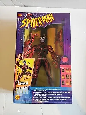 Buy Toy Biz Carnage 10  Figure Spiderman 1996 Marvel Comics  • 59.99£