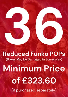 Buy Funko POP Mystery Box - 36 Damaged Box Marvel Funko POP With Protector • 179.99£