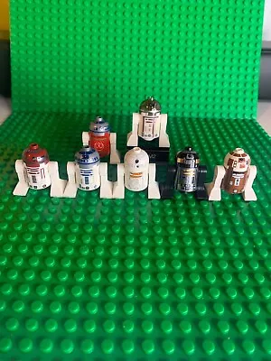Buy Lego Star Wars Minifigures: X7 Different Astromech Droids - R2-D2 - VGC • 28.95£