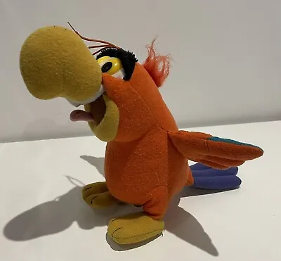 Buy VINTAGE MATTEL Disney 1992 Iago Aladdin Jaffar’s Bird Parrot Soft Toy • 6£