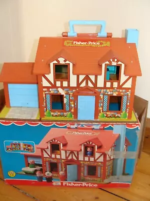 Buy Vintage Fisher Price Little People Play Family House 952  Original Box • 10£