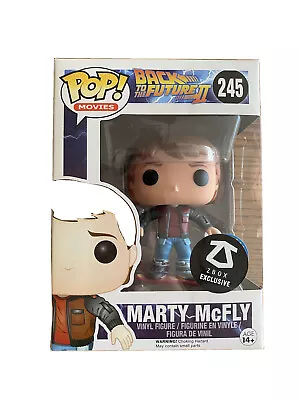 Buy Funko Pop! #245 Back To The Future - Marty McFly Vinyl Figure ZBOX Exclusive • 25£
