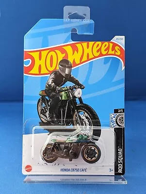 Buy HOT WHEELS Honda CB750 Cafe Bike 1:64 Diecast Long Card *Combined Boxed Postage* • 3.69£