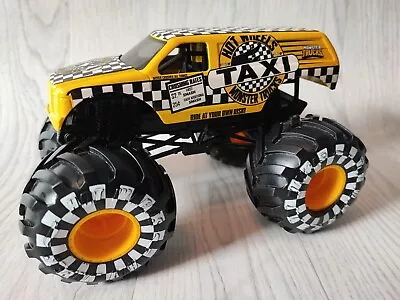 Buy Hot Wheels Large Monster Truck Taxi 1:24 1/24 Rare Monster Jam Car Toy • 13.99£
