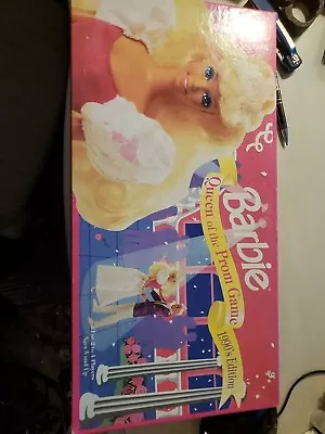 Buy 1991 Barbie Queen Of The Prom Board Game 1990’s Edition  Golden COMPLETE! • 28.42£
