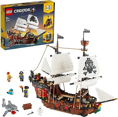Buy LEGO Creator 31109 3in1 Pirate Ship, Pirates’ Inn & Skull Island - New & Sealed • 109.95£