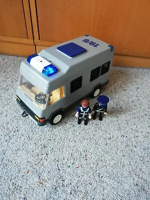 Buy Playmobil Police Riot Van Working Lights & 2 Figures 4023 • 9£