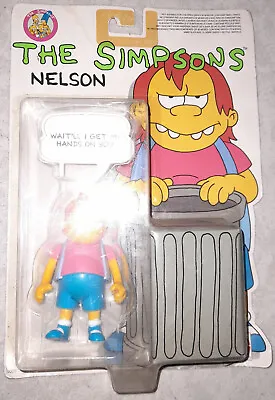 Buy Mattel The Simpsons Nelson Mint On European Card 1990 • 40£