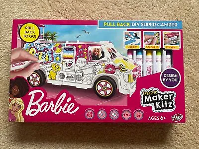 Buy Barbie Creative Maker Kitz Camper Van Craft  New • 7.50£