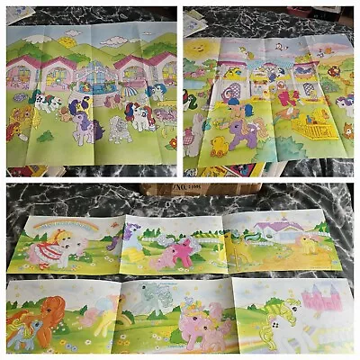 Buy My Little Pony G1 Posters X4 • 23£