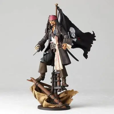 Buy Amazing Yamaguchi Revoltech Pirates Of The Caribbean Jack Sparrow Action Figure • 99.95£