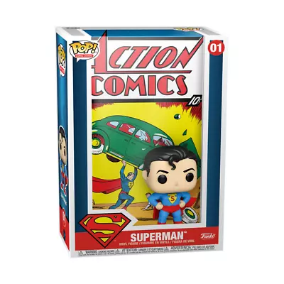 Buy Funko POP! DC Comics Superman #01 Comic Cover Vinyl Figure New • 21.24£