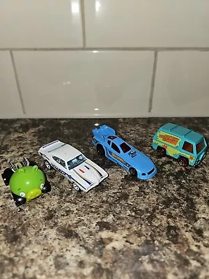 Buy Hot Wheels Rare Bundle Mustang Funny Car Mystery Machine Angry Birds Police Gto • 19.99£