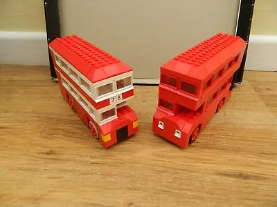 Buy Vintage Lego Lot – 313 & 384 London Bus – Complete - Legoland Sets • 21.99£