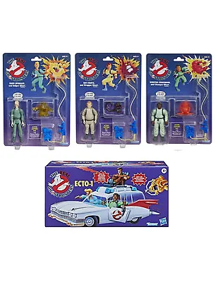 Buy Hasbro The Real Ghostbusters Kenner Ecto-1 Egon Wintson Ray NEW • 153.19£