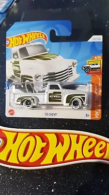 Buy Hot Wheels ~ '52 Chevy, White & Green, Short Card.   More NEW Models Listed!! • 3.69£